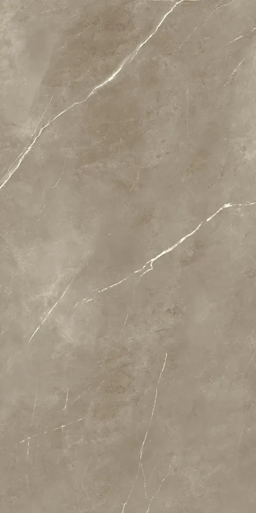Indoor floor coverings - Royal Taupe Glossy Marble Effect Porcelain Tiles 60X120 - EPYT165 (Ceramishop.fr) - CERAMISHOP