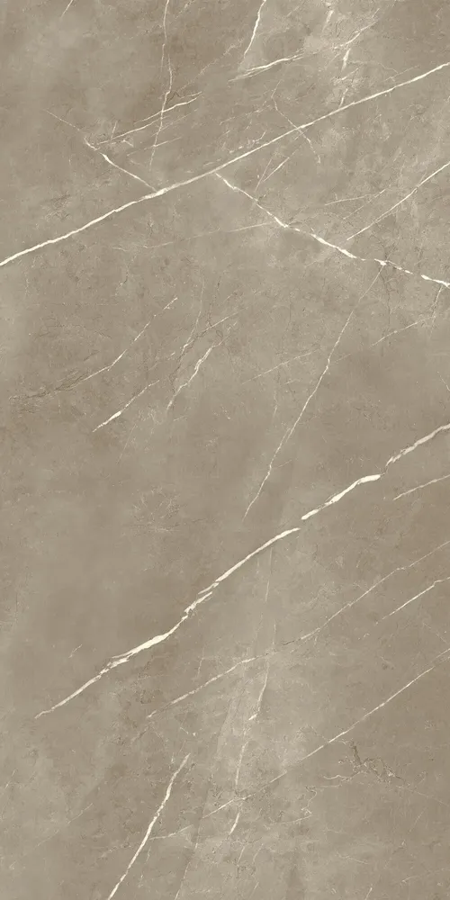 Indoor floor coverings - Royal Taupe Glossy Marble Effect Porcelain Tiles 60X120 - EPYT165 (Ceramishop.fr) - CERAMISHOP