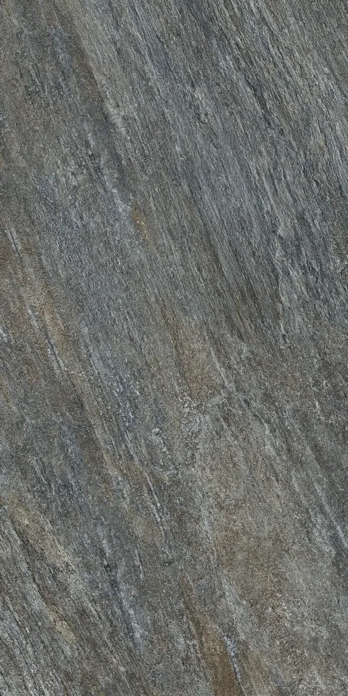 Revêtements sols extérieurs - Grès Cérame Effet Pierre Gris Anthracite Antidérapant 60X120 - EREA1191 (Ceramishop.fr) - CERAMISHOP