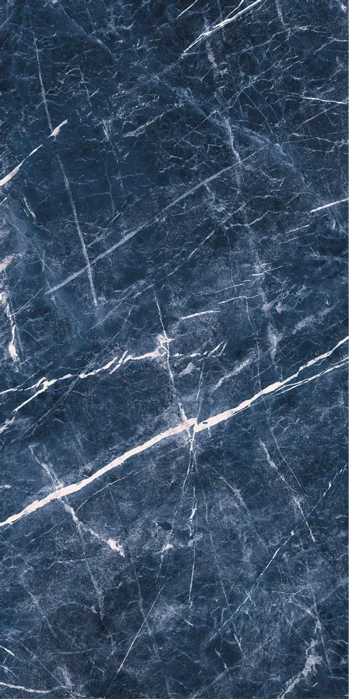 Indoor floor coverings - Glossy Ocean Blue Marble Effect Porcelain Stoneware 60X120 - EROS208 (Ceramishop.fr) - CERAMISHOP
