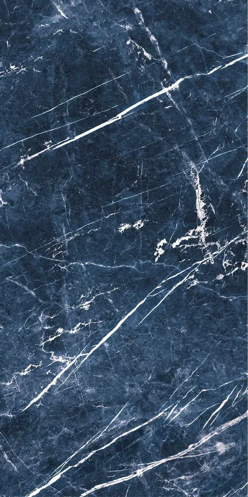 Indoor floor coverings - Glossy Ocean Blue Marble Effect Porcelain Stoneware 60X120 - EROS208 (Ceramishop.fr) - CERAMISHOP