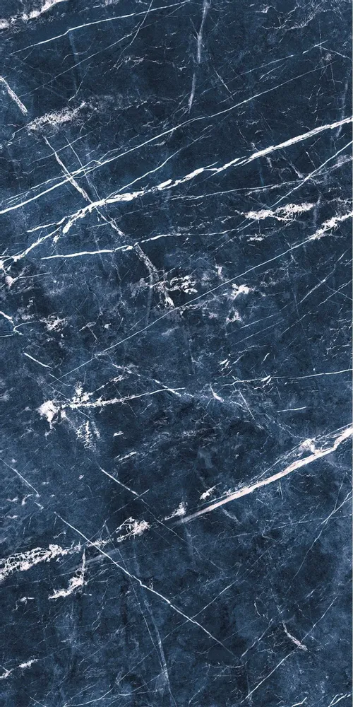 Indoor floor coverings - Glossy Ocean Blue Marble Effect Porcelain Stoneware 60X120 - EROS208 (Ceramishop.fr) - CERAMISHOP