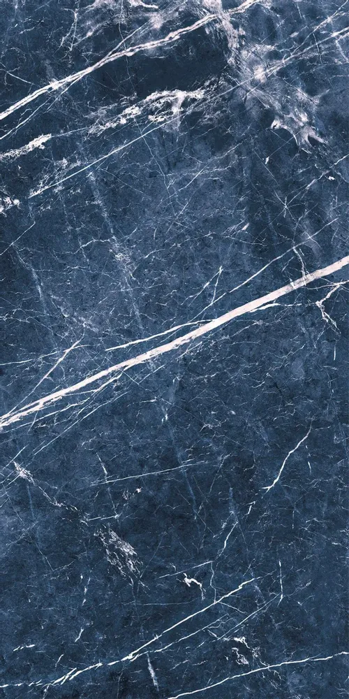 Indoor floor coverings - Glossy Ocean Blue Marble Effect Porcelain Stoneware 60X120 - EROS208 (Ceramishop.fr) - CERAMISHOP