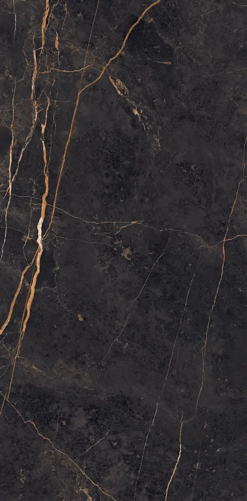 Indoor floor coverings - Saint Laurent Glossy Marble Effect Porcelain Stoneware 60X120 - ESAL209 (Ceramishop.fr) - CERAMISHOP