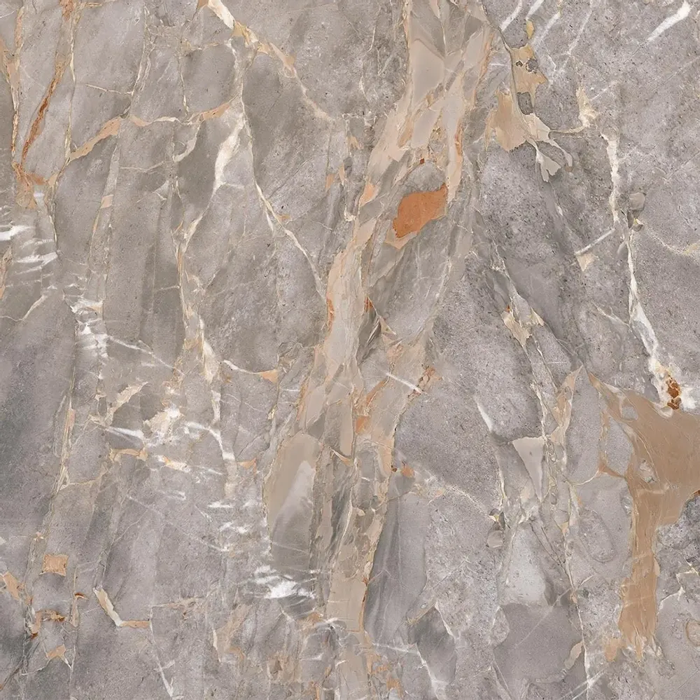 Indoor floor coverings - Matte Grey Veined Marble Effect Porcelain Stoneware 60x60 - ESAN207 (Ceramishop.fr) - CERAMISHOP