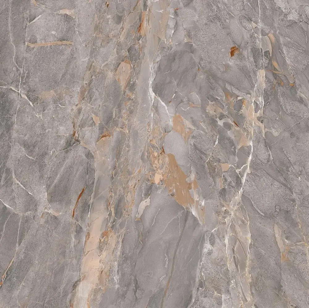 Indoor floor coverings - Matte Grey Veined Marble Effect Porcelain Stoneware 60x60 - ESAN207 (Ceramishop.fr) - CERAMISHOP
