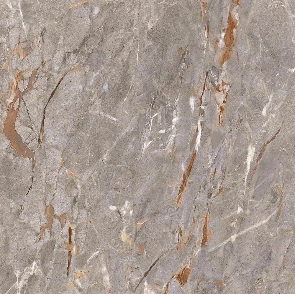 Indoor floor coverings - Matte Grey Veined Marble Effect Porcelain Stoneware 60x60 - ESAN207 (Ceramishop.fr) - CERAMISHOP