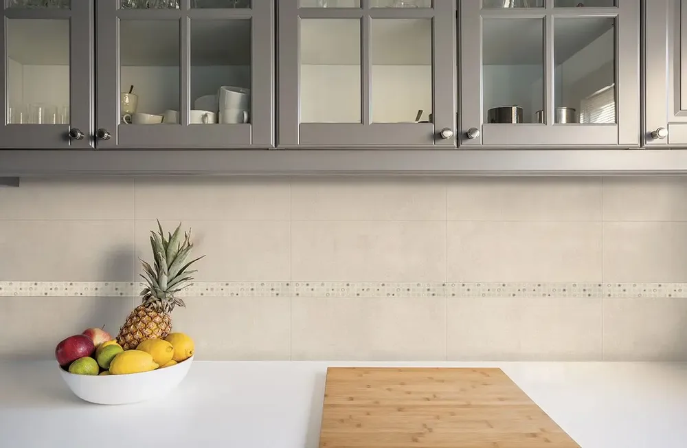 Indoor floor coverings - Spatula-finished resin-effect porcelain stoneware, beige, 60x120 cm - ESCA709 (Ceramishop.fr) - CERAMISHOP