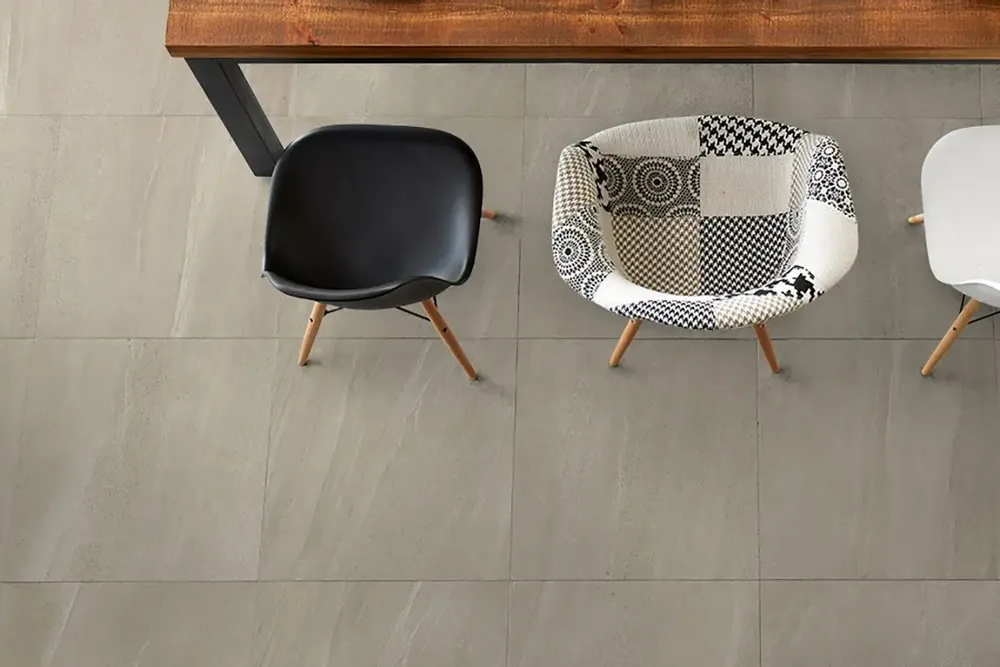 Indoor floor coverings - Beige Refined Stone Effect Porcelain Stoneware 60X120 - ESFA1237 (Ceramishop.fr) - CERAMISHOP