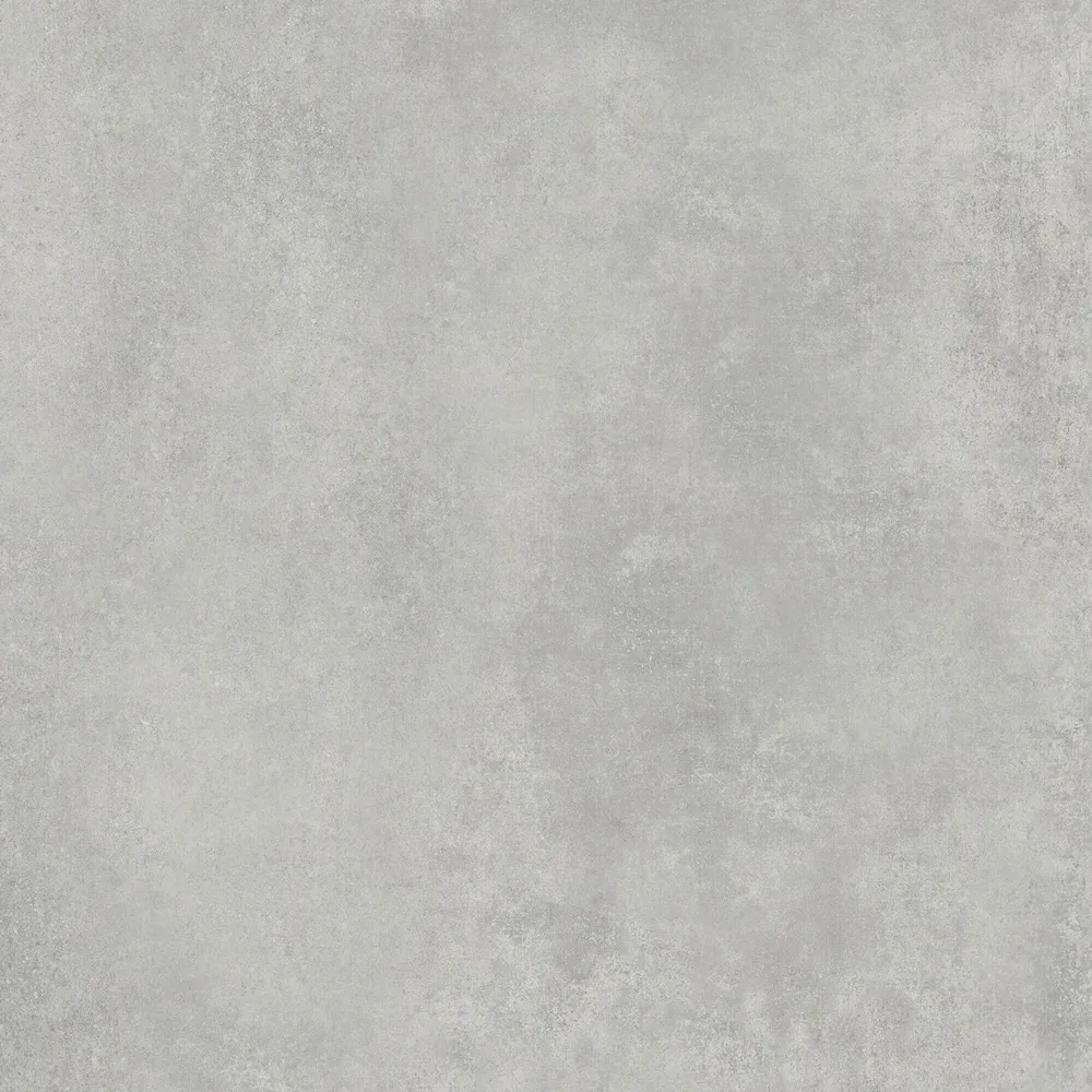 Revêtements sols intérieurs - Grès Cérame Effet Résine Spatulé Gris Clair 80X80 - ESNA716 (Ceramishop.fr) - CERAMISHOP