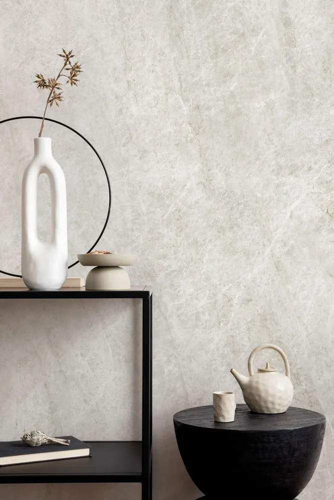 Revêtements sols intérieurs - Grès Cérame Effet Marbre Taj Mahal Blanc Brillant 60X120 - ETMS1560 (Ceramishop.fr) - CERAMISHOP