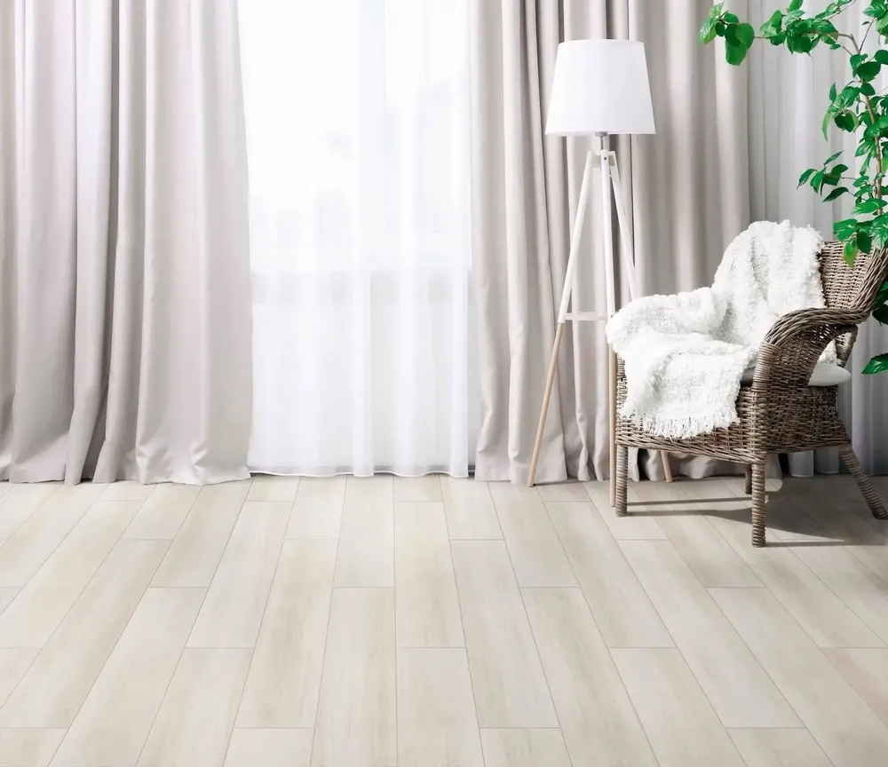 Indoor floor coverings - Soft White Concrete Effect Porcelain Stoneware 90x90 - CEGP-0047 (Ceramishop.fr) - CERAMISHOP