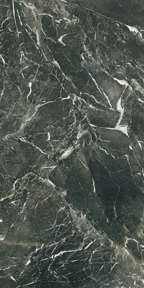 Indoor floor coverings - Matte Alpine Green Marble Effect Porcelain Stoneware 60X120 - EVEA192 (Ceramishop.fr) - CERAMISHOP