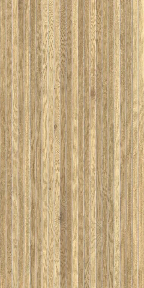 Revêtements sols intérieurs - Revêtement En Grès Cérame Effet Bois Cannelé Mat Rt 60X120 - EWAF1675 (Ceramishop.fr) - CERAMISHOP