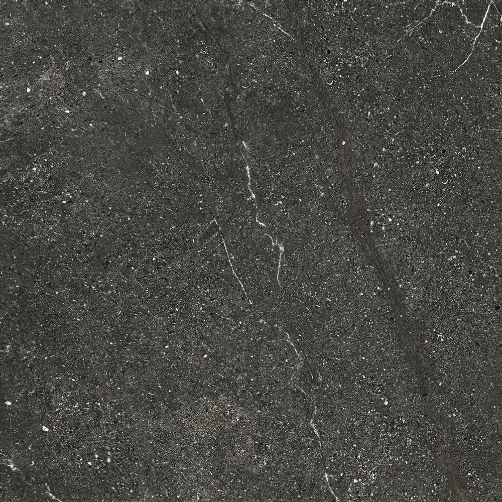 Outdoor floor coverings - Black Veined Stone Effect Porcelain Stoneware, Non-Slip, 60x60 cm - EWBE1334 (Ceramishop.fr) - CERAMISHOP