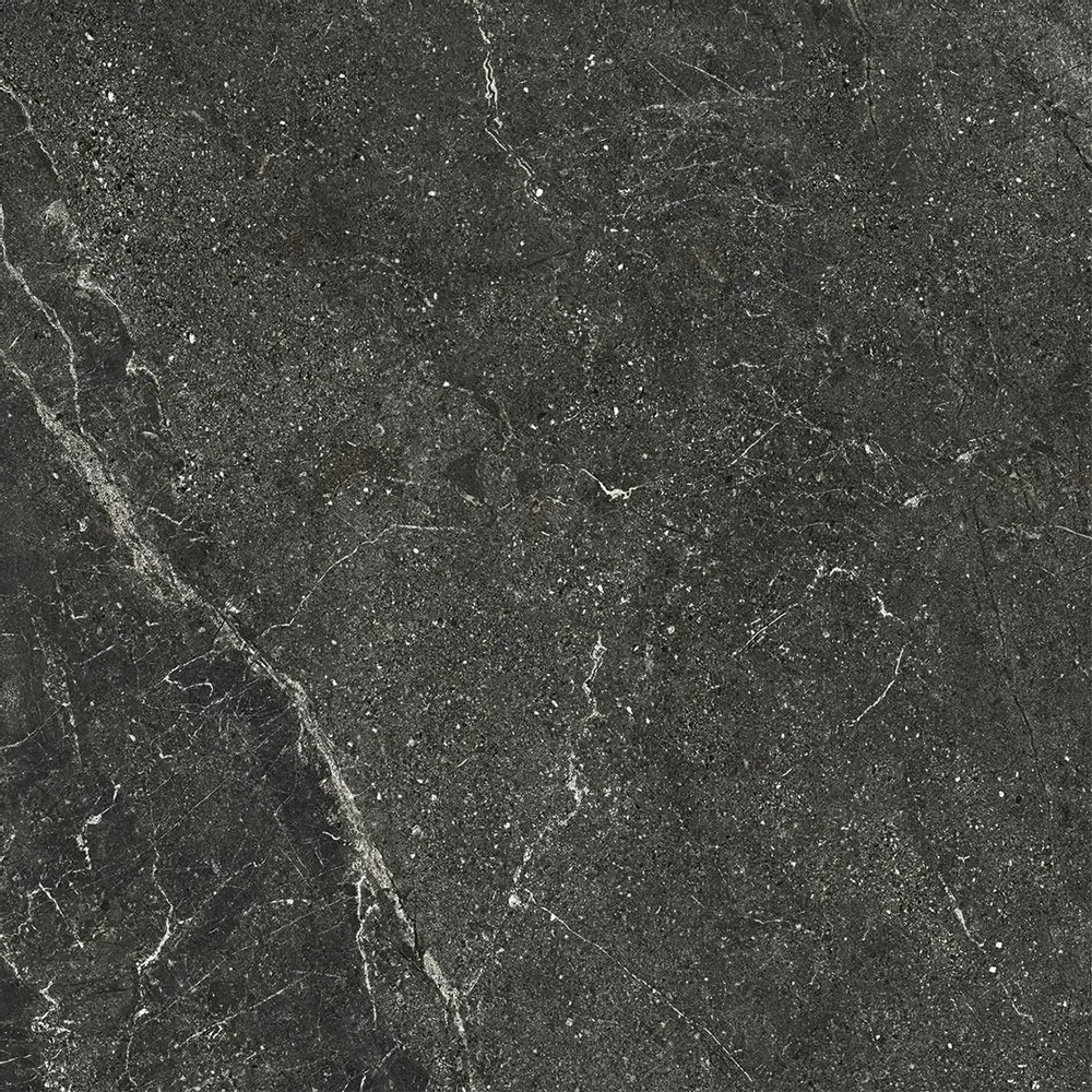 Outdoor floor coverings - Black Veined Stone Effect Porcelain Stoneware, Non-Slip, 60x60 cm - EWBE1334 (Ceramishop.fr) - CERAMISHOP