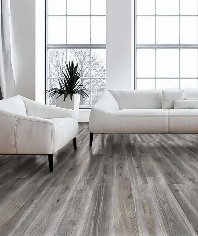 Revêtements sols intérieurs - Grès Cérame Effet Bois Gris 20X120 - EWKH1444 (Ceramishop.fr) - CERAMISHOP