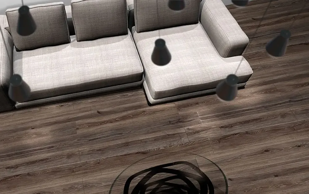 Revêtements sols extérieurs - Grès Cérame Effet Bois Marron Foncé Antidérapant 20X120 - EWKM1455 (Ceramishop.fr) - CERAMISHOP