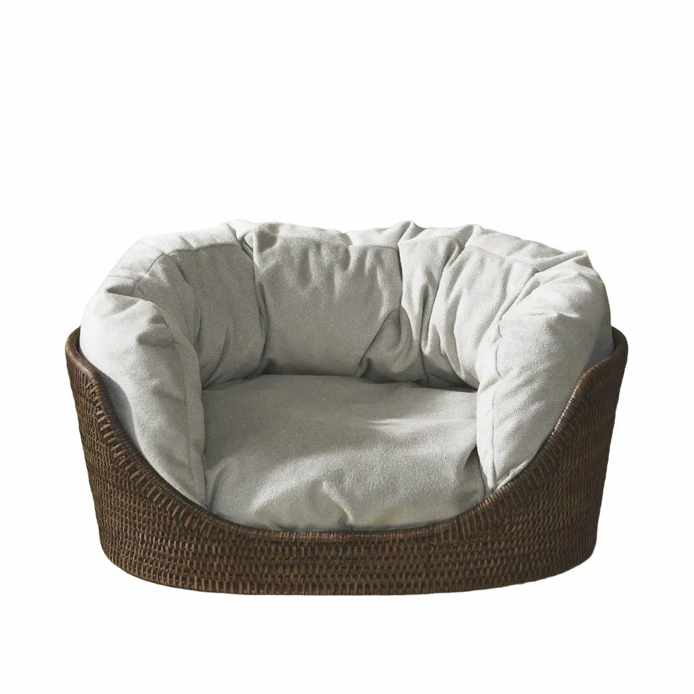 Lits - Lit confortable en rotin pour animaux de compagnie - KING ZOO