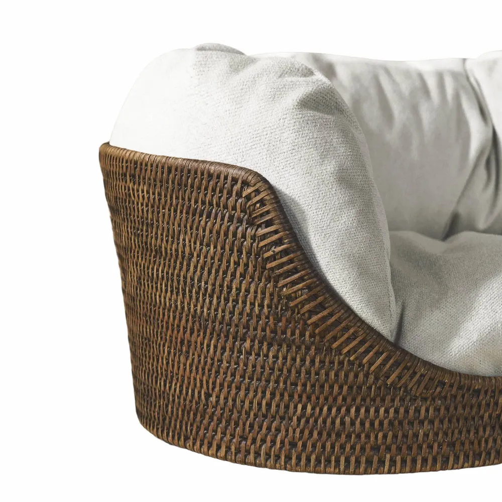 Lits - Lit confortable en rotin pour animaux de compagnie - KING ZOO
