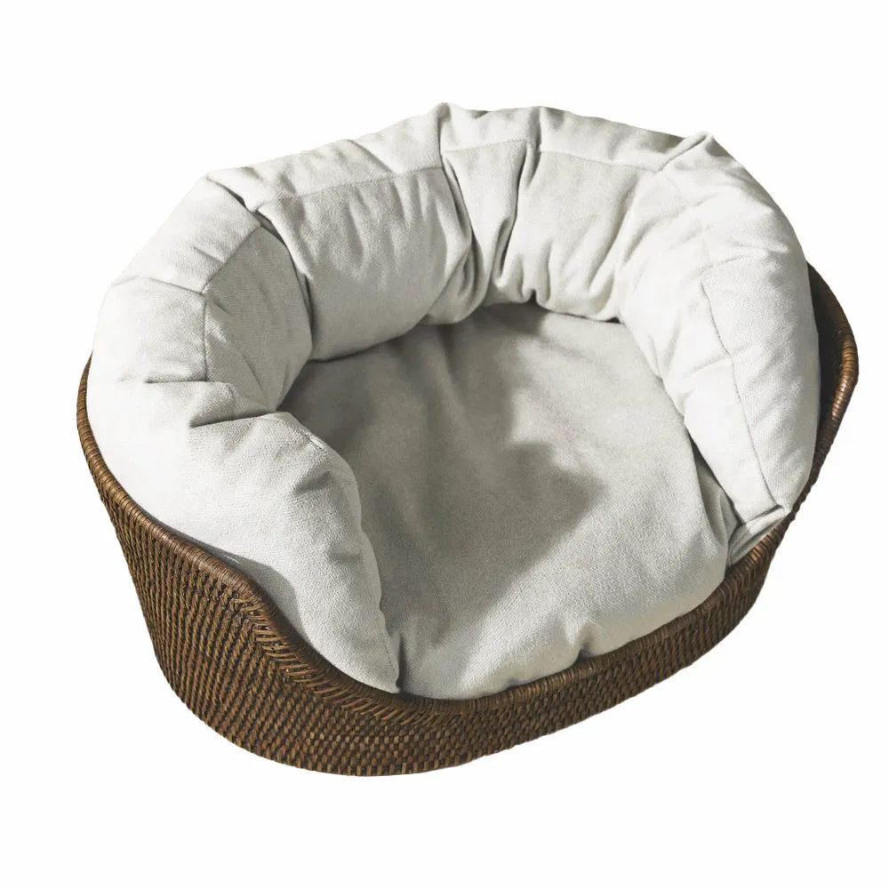 Lits - Lit confortable en rotin pour animaux de compagnie - KING ZOO