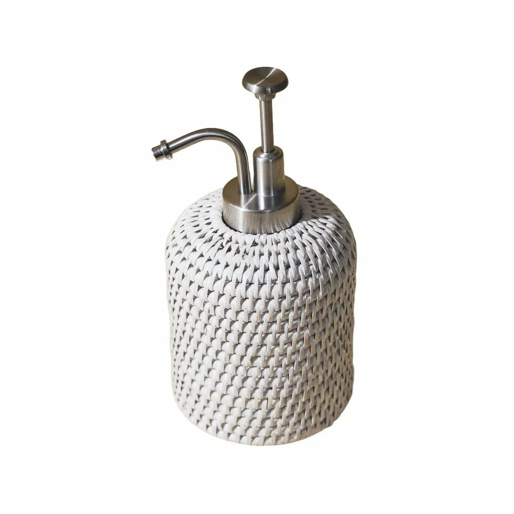 Porte-savons - Grand distributeur de savon en rotin - KING ZOO