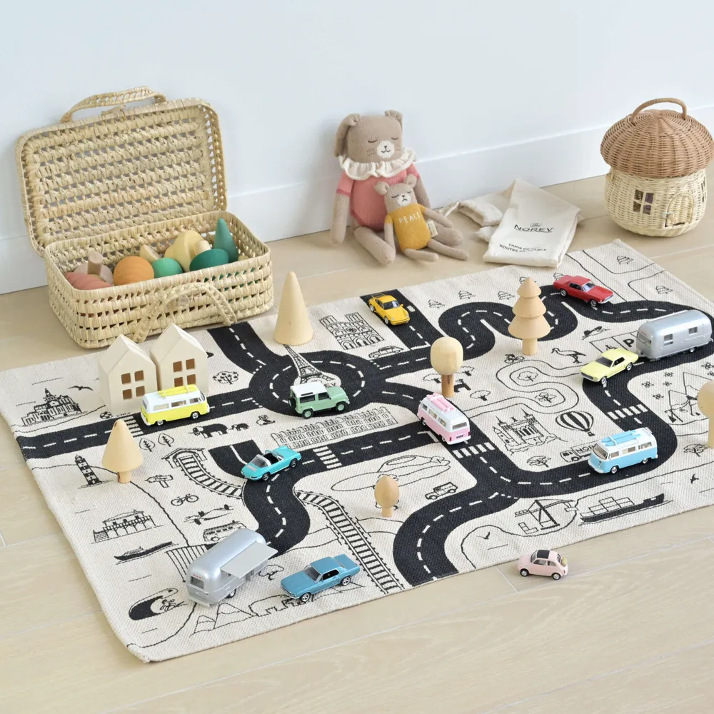 Toys - France-Inspired Road Play Mat - NOREV