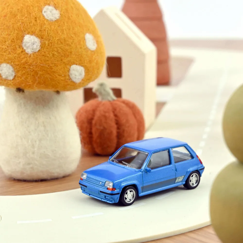 Jouets enfants - Renault SuperCinq GT Turbo Ph II 1988 Bleu Métallisé Jet-car 1/43 - NOREV