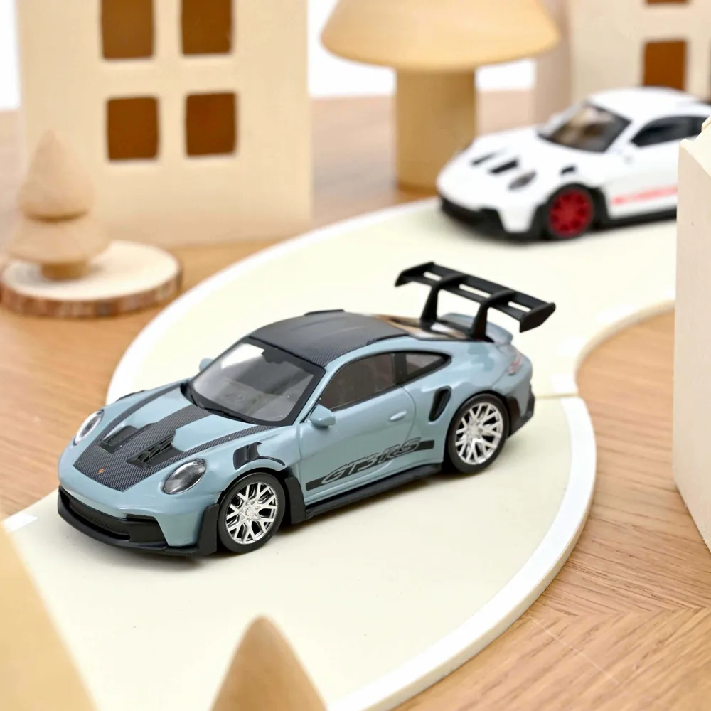 Jouets enfants - Porsche 911 GT3 RS 2022 Bleu Meissen Pack Weissach Jet-car 1/43 - NOREV