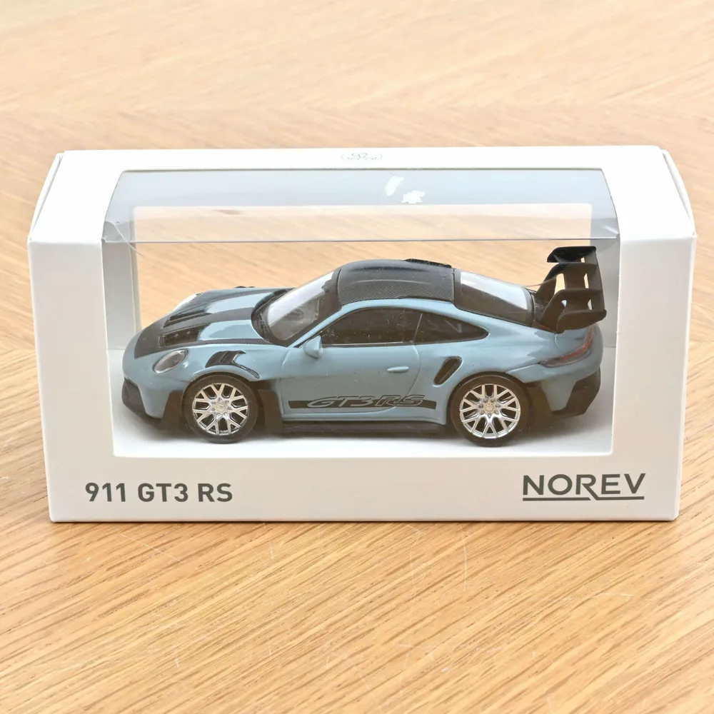 Jouets enfants - Porsche 911 GT3 RS 2022 Bleu Meissen Pack Weissach Jet-car 1/43 - NOREV