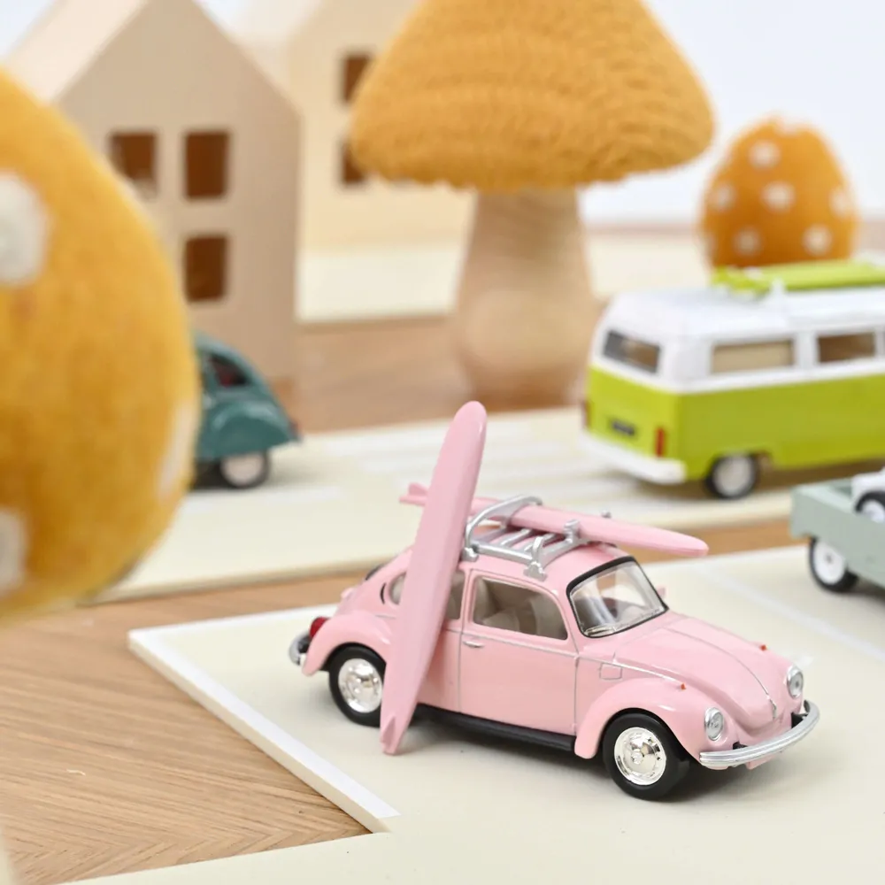 Jouets enfants - VW Coccinelle 1973 Rose Jet-car 1/43 - NOREV