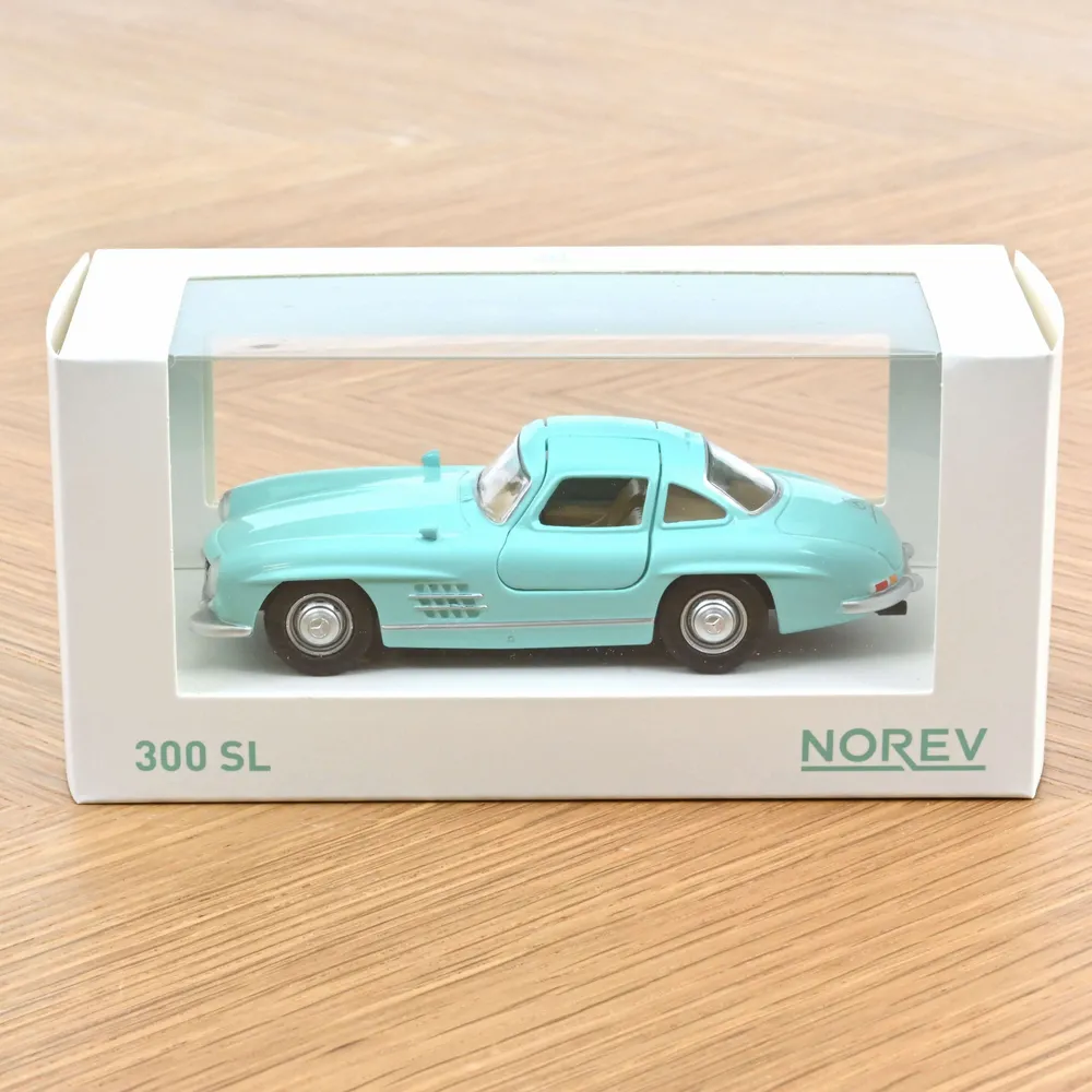 Jouets enfants - Mercedes Benz 300SL 1955 Turquoise Jet-car 1/43 - NOREV