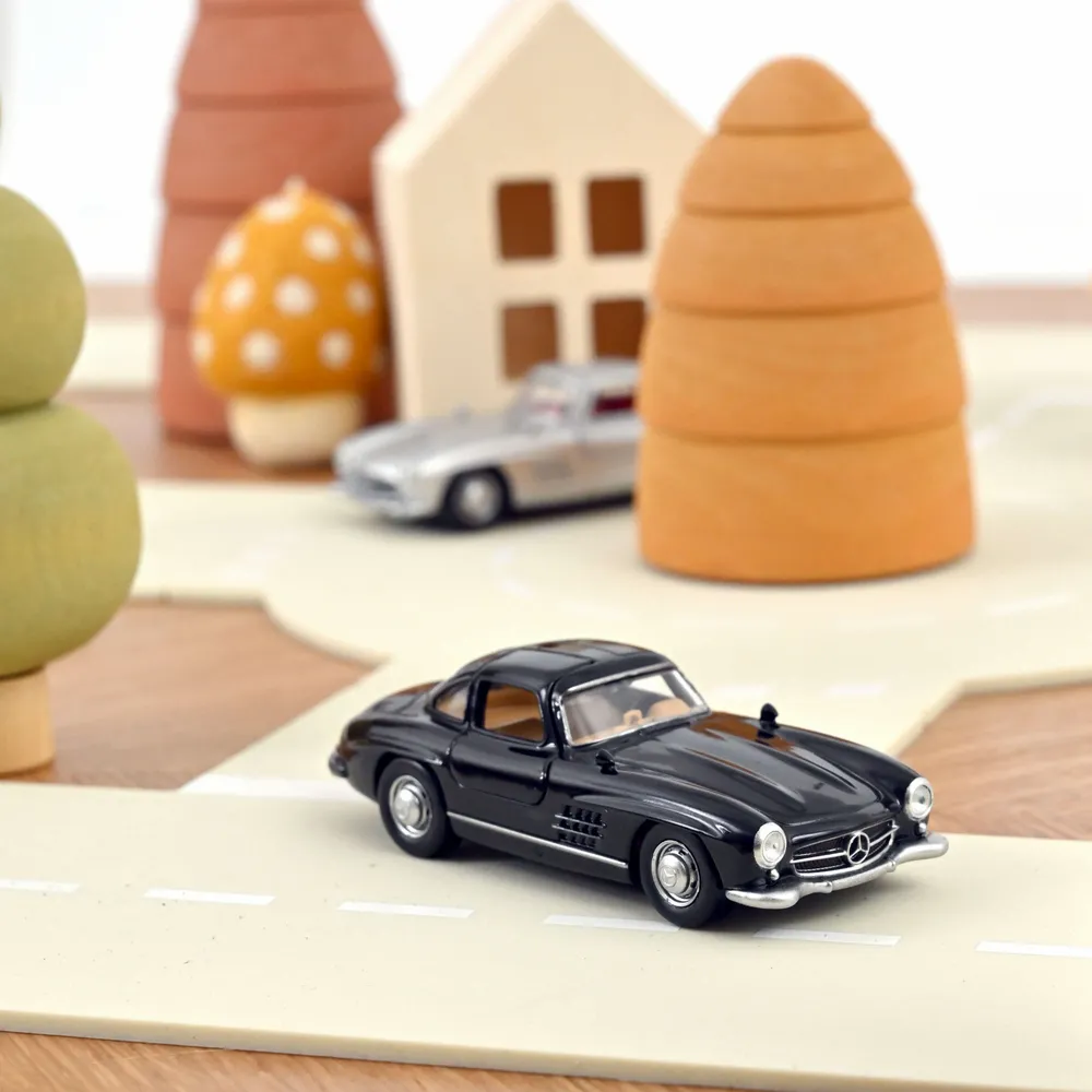 Jouets enfants - Mercedes Benz 300 SL 1954 Noir Jet-car 1/43 - NOREV