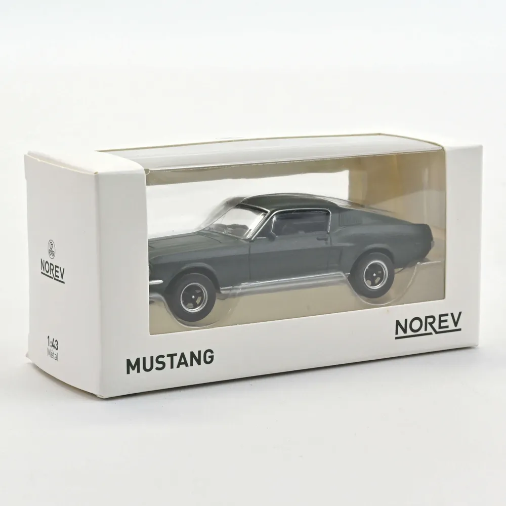 Jouets enfants - Ford Mustang Fastback 1968 Vert Satin métallisé Jet-car 1/43 - NOREV