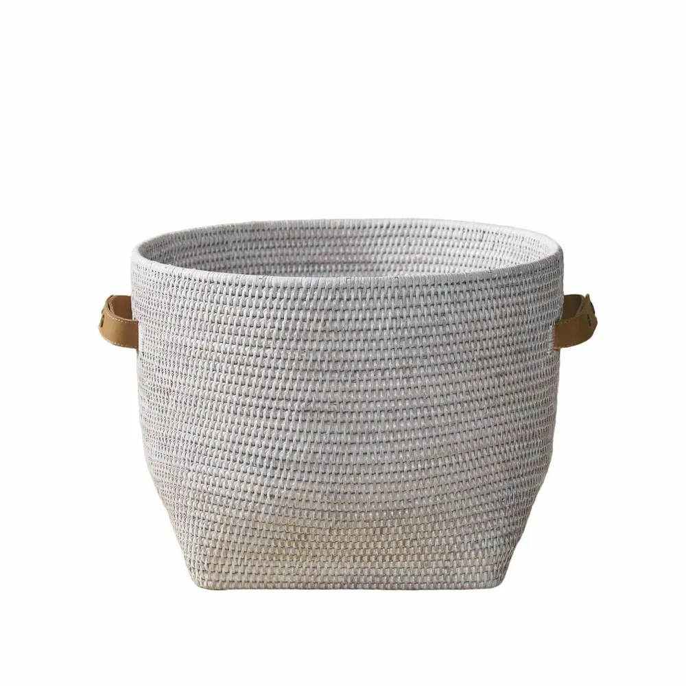 Corbeilles - Panier court et large en rotin - KING ZOO