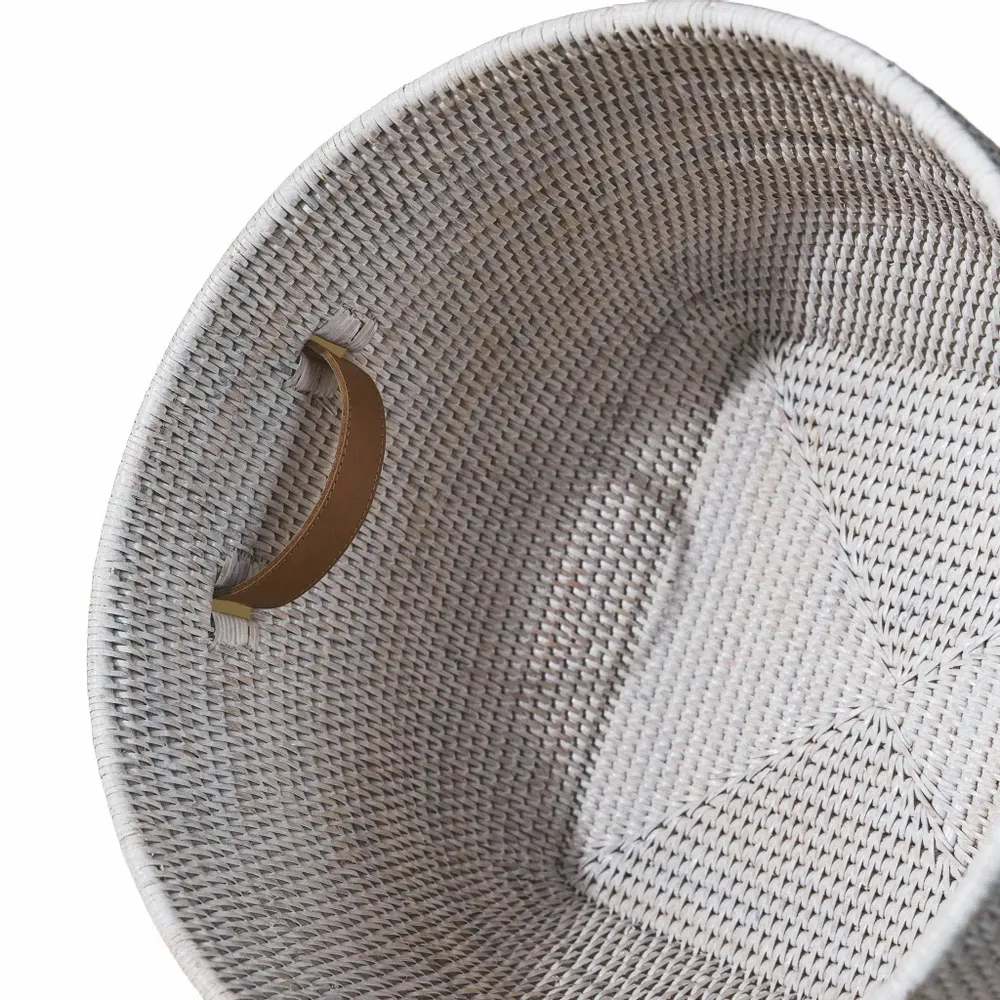 Corbeilles - Panier court et large en rotin - KING ZOO