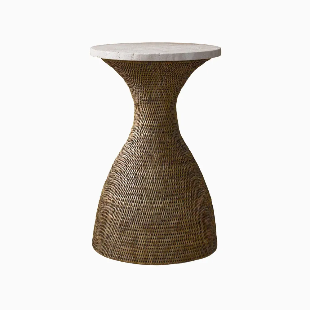 Tables basses - Table d'appoint longue en rotin - KING ZOO