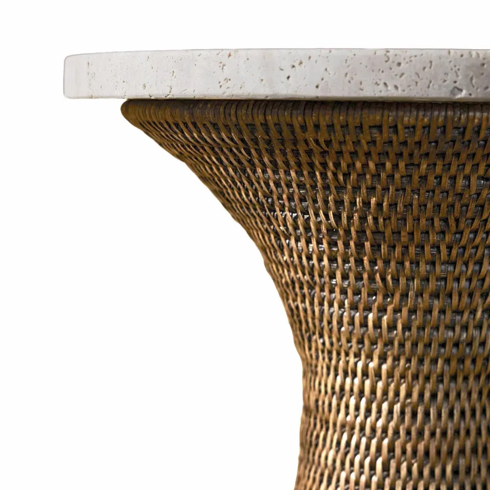 Tables basses - Table d'appoint longue en rotin - KING ZOO