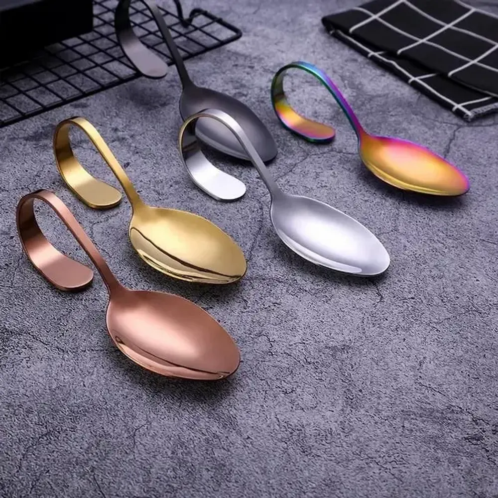 Ménagères - Cuillère à apéritif arquée - Buffet - 4 couleurs disponibles - SOSTRAW & SMARTTHINGS