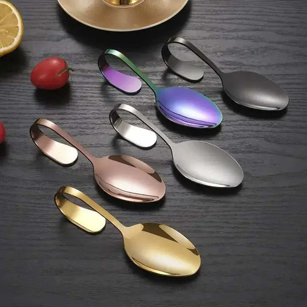 Ménagères - Cuillère à apéritif arquée - Buffet - 4 couleurs disponibles - SOSTRAW & SMARTTHINGS