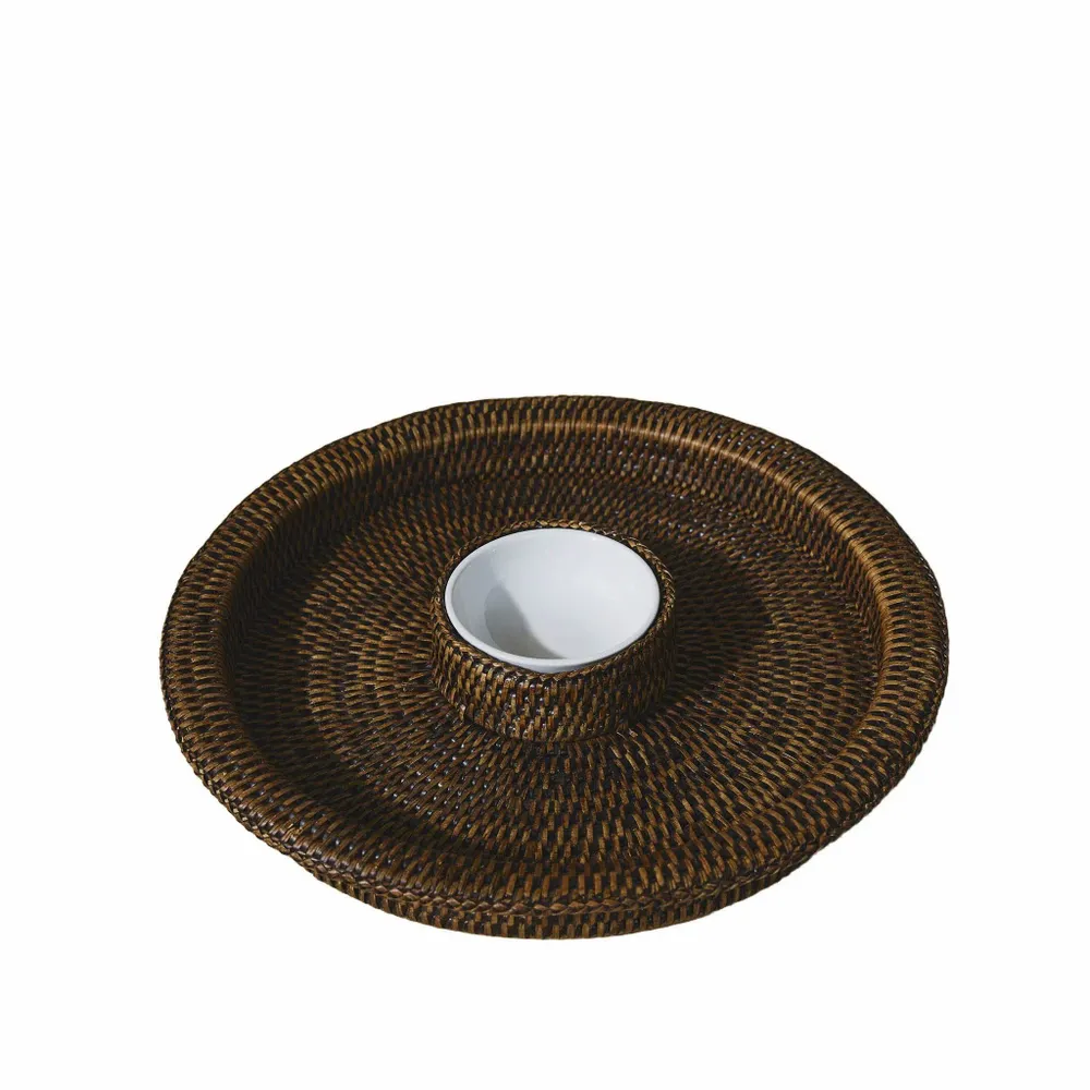 Plats et saladiers - Plateau à tremper en rotin - KING ZOO