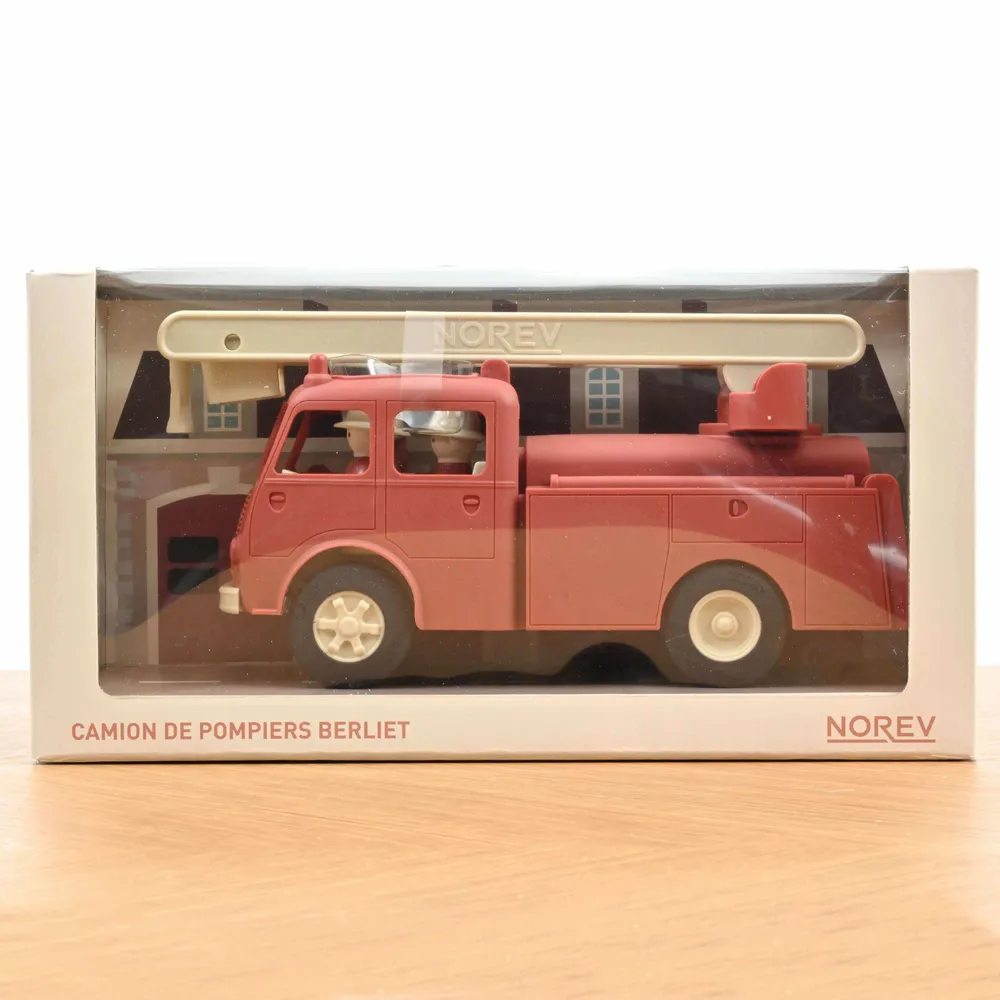 Jouets enfants - Camion de Pompier Berliet Plastigam 1/24 - NOREV