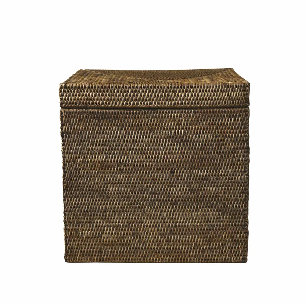 Baskets - Square Rattan Side Table - KING ZOO