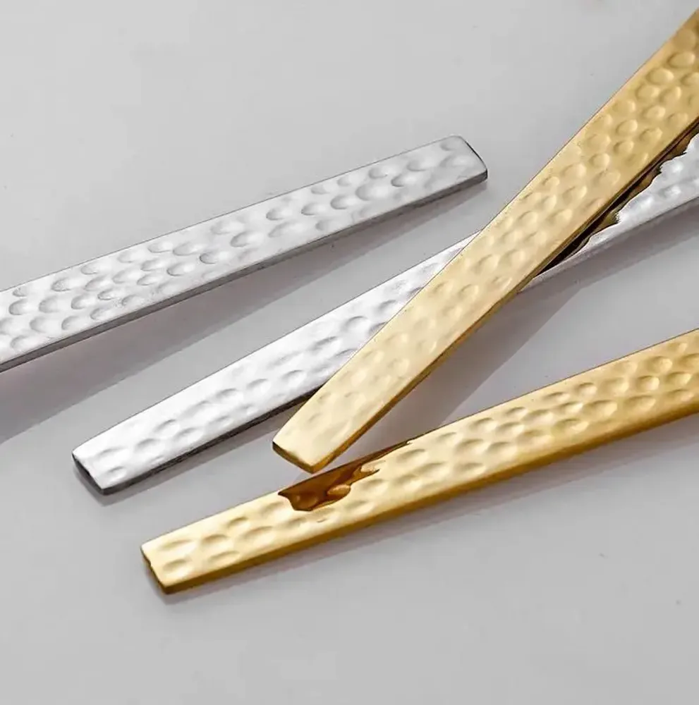 Ménagères - Fourchette martelée - 4 couleurs - Apéritifs, tapas ou desserts - SOSTRAW & SMARTTHINGS