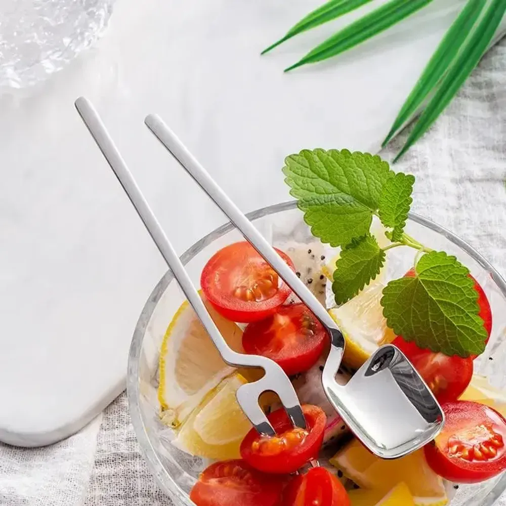 Ménagères - Fourchette suspendue - 4 couleurs - Apéritifs, tapas ou desserts - SOSTRAW & SMARTTHINGS