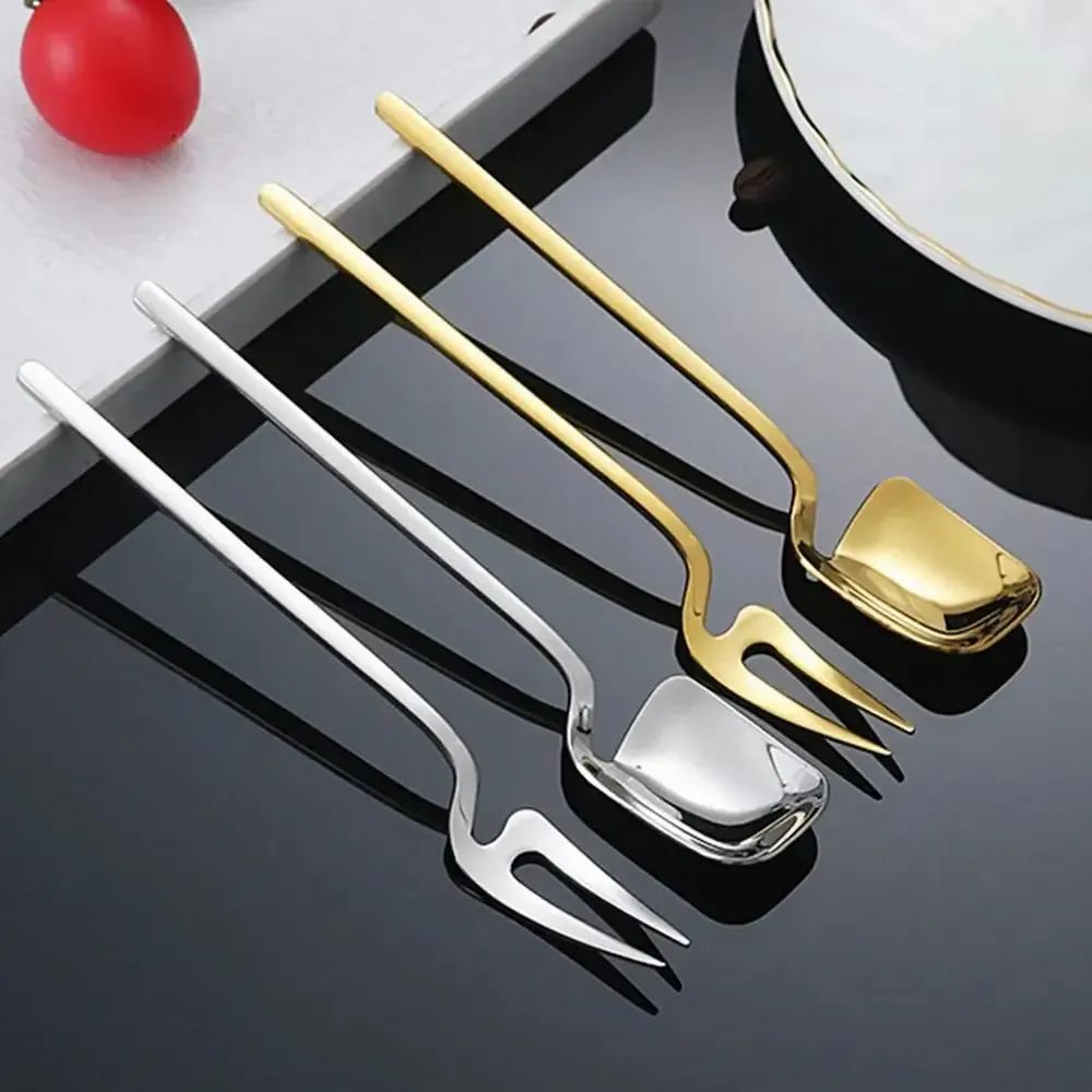 Ménagères - Fourchette suspendue - 4 couleurs - Apéritifs, tapas ou desserts - SOSTRAW & SMARTTHINGS