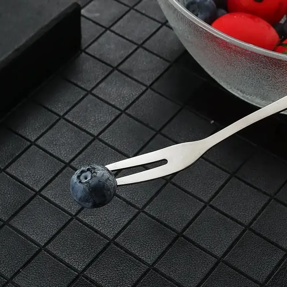 Ménagères - Petite fourchette unie - Apéritifs, tapas ou desserts - 5 couleurs - SOSTRAW & SMARTTHINGS