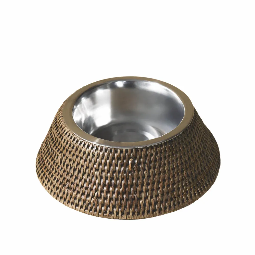 Objets de décoration - Bol en rotin pour animaux de compagnie - KING ZOO