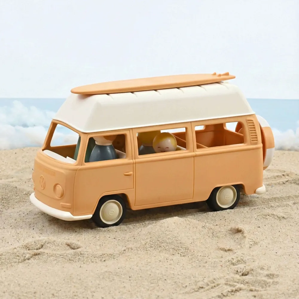 Jouets enfants - Volkswagen Combi T2 Jaune Plastigam 1/24 - NOREV
