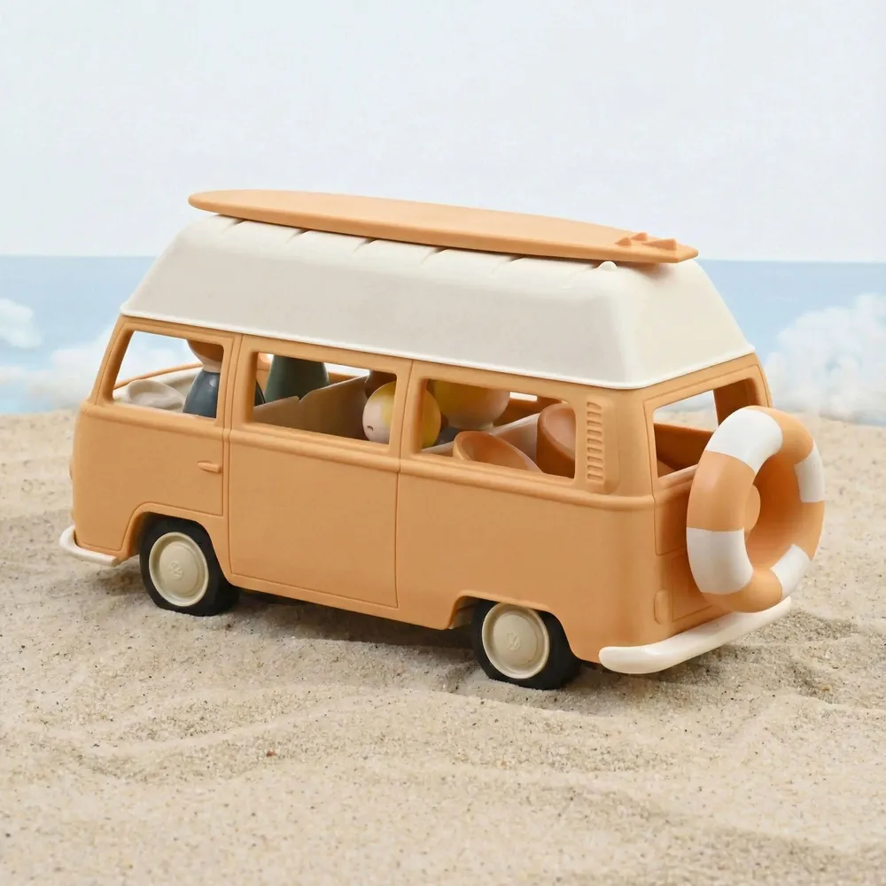 Jouets enfants - Volkswagen Combi T2 Jaune Plastigam 1/24 - NOREV